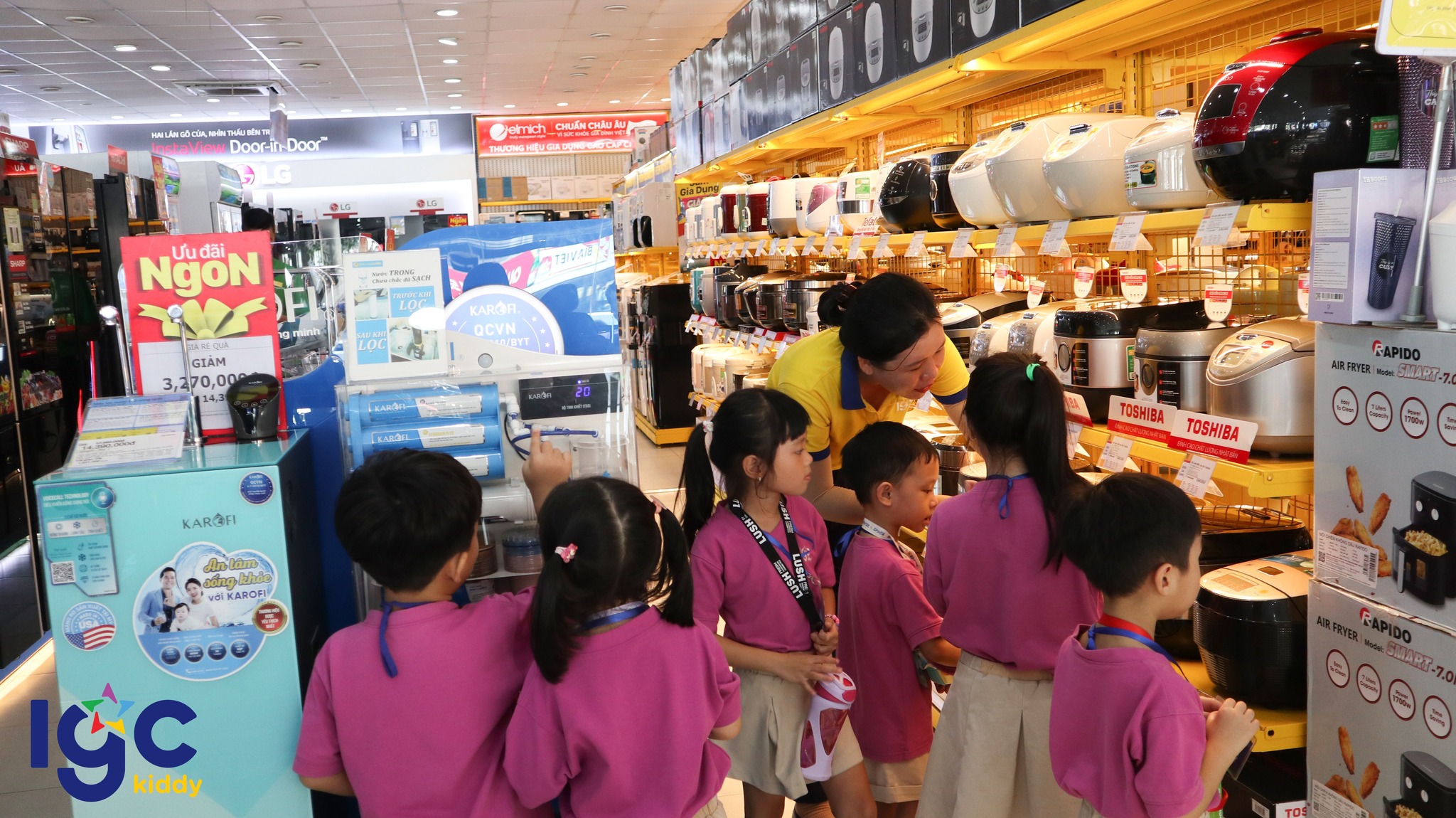 [IGC KIDDY CƠ SỞ QUẬN 7] DÃ NGOẠI DỰ ÁN "THÀNH PHỐ CÔNG NGHỆ"