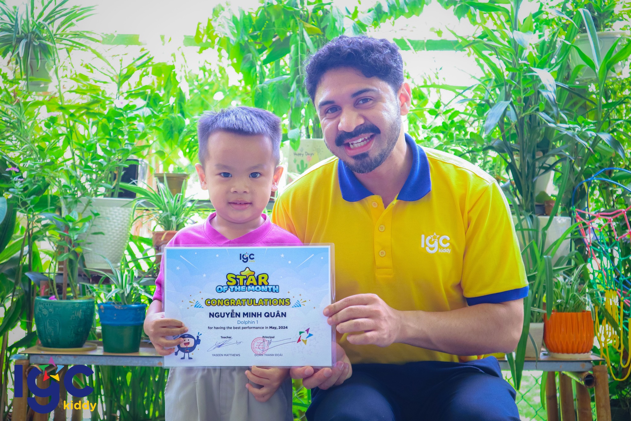 [IGC KIDDY CƠ SỞ QUẬN 7] STAR OF THE MONTH – NGÔI SAO CỦA THÁNG  5