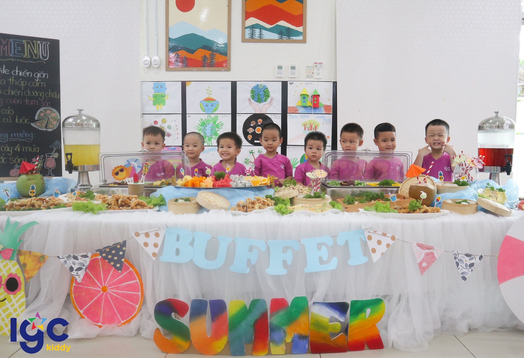 [IGC KIDDY CƠ SỞ QUẬN 7] BỮA TIỆC BUFFET SUMMER
