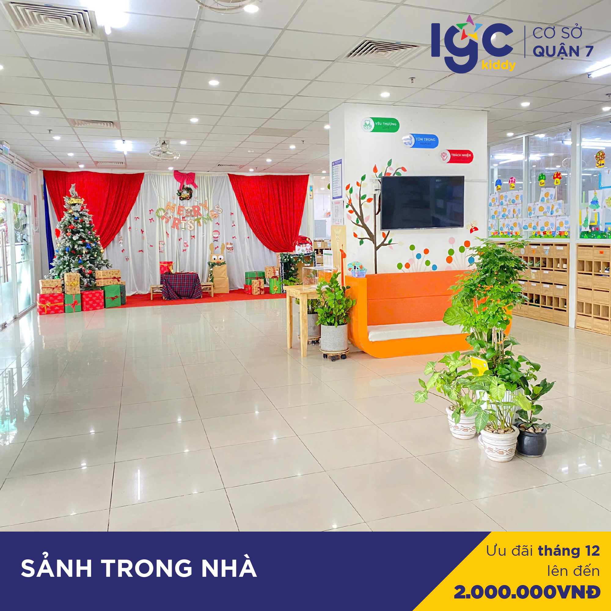 IGC KIDDY QUẬN 7 - NGÔI TRƯỜNG MẦM NON AN TOÀN & CHẤT LƯỢNG TẠI PHƯỜNG PHÚ THUẬN, học phí chỉ từ 3,200,000 VND