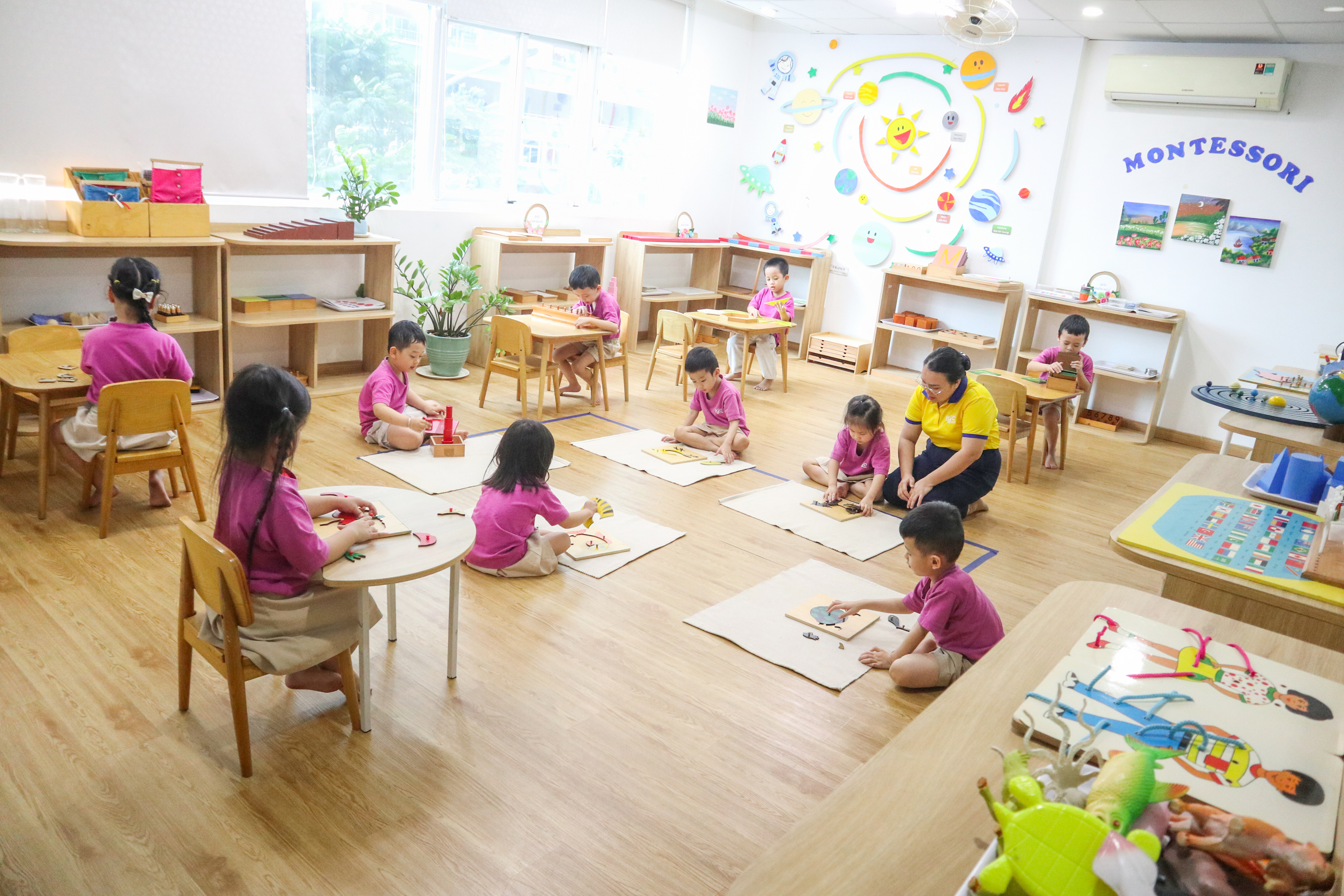 GIỜ HỌC MONTESSORI TẠI IGC KIDDY QUẬN 7