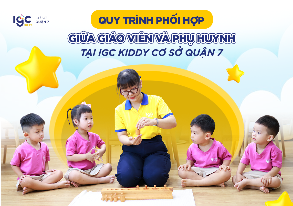 Quy trình phối hợp giữa giáo viên và phụ huynh tại IGC Kiddy Cơ sở Quận 7