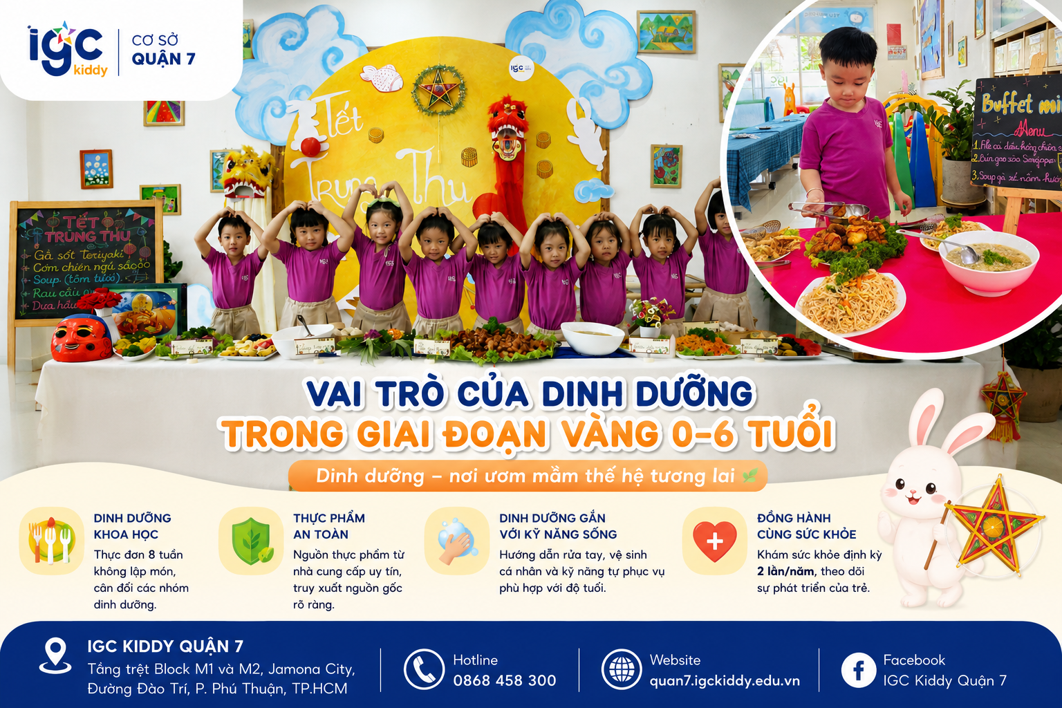 Vai trò của dinh dưỡng trong giai đoạn vàng 0–6 tuổi