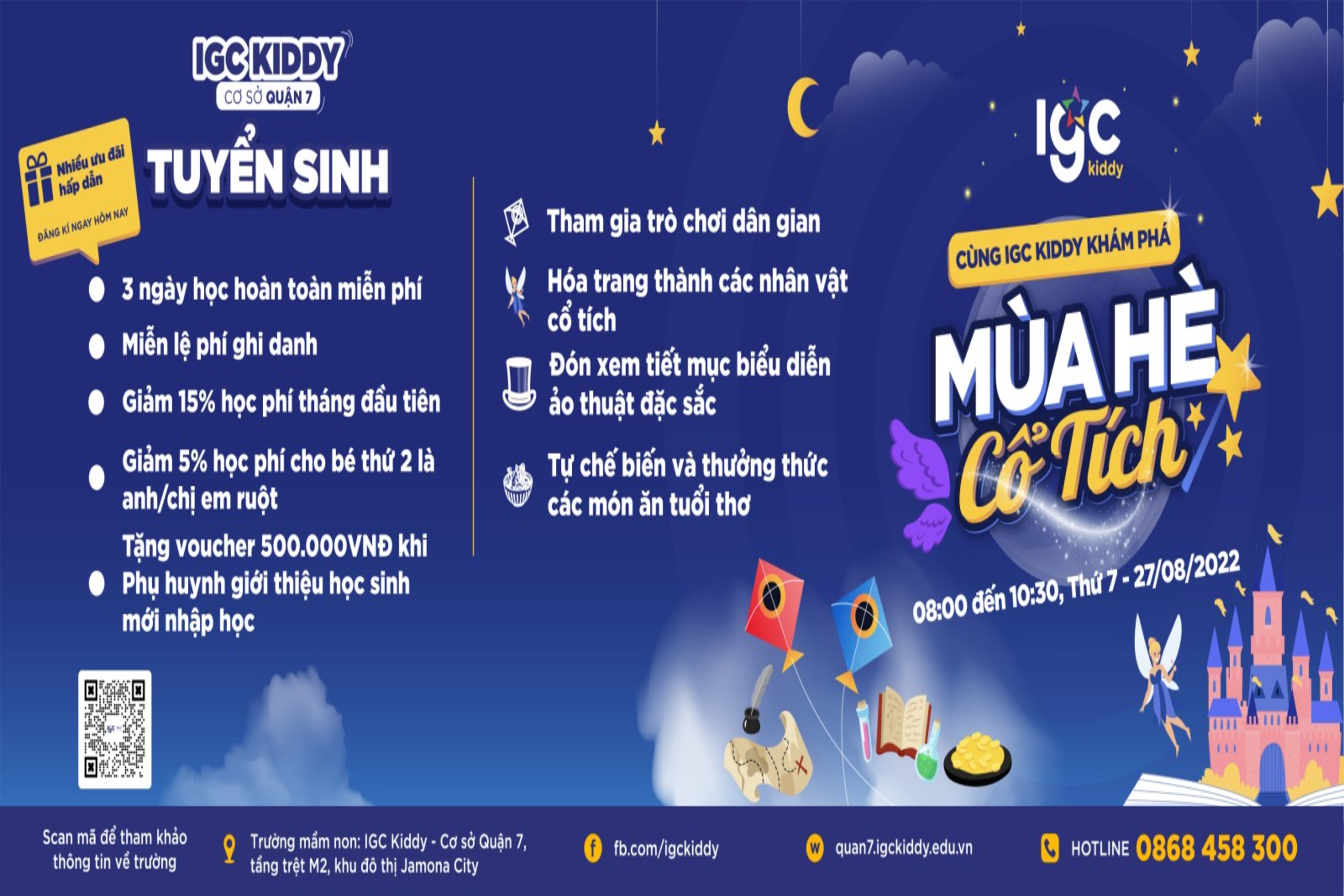 CÙNG IGC KIDDY KHÁM PHÁ MÙA HÈ CỔ TÍCH