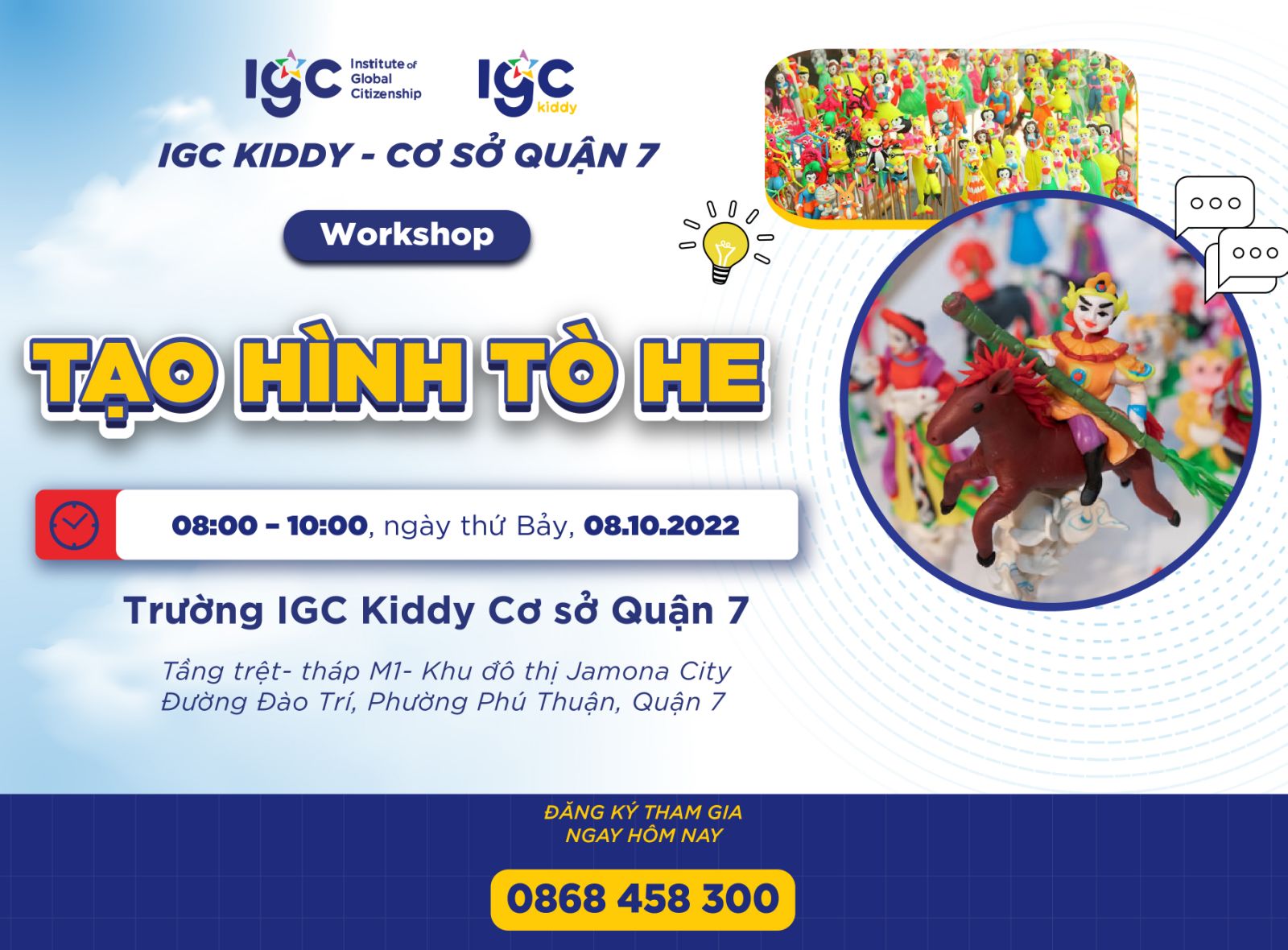 WORKSHOP TẠO HÌNH TÒ HE VÀ TỔNG KẾT DỰ ÁN LÀNG NGHỀ TRUYỀN THỐNG