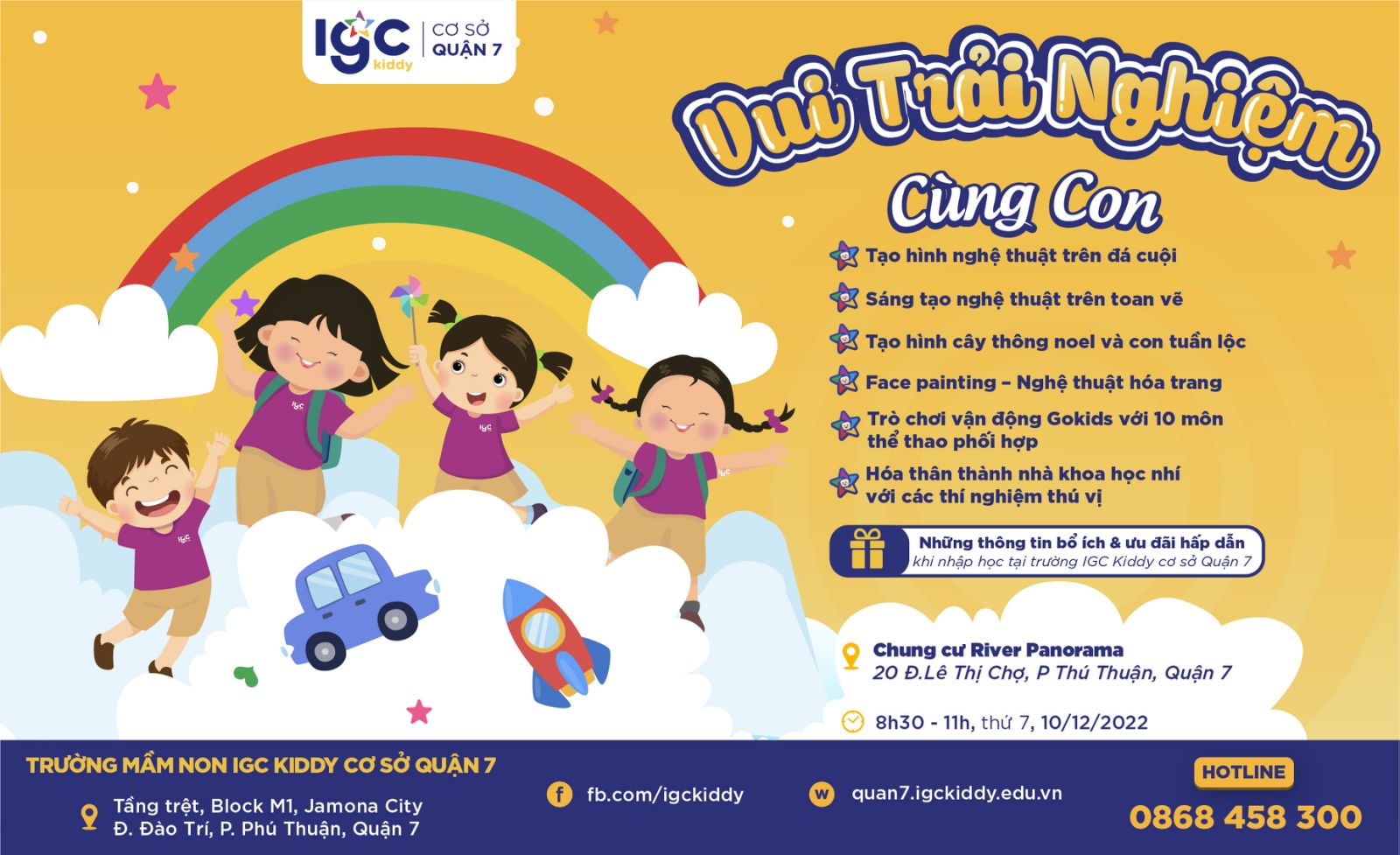 VUI TRẢI NGHIỆM CÙNG CON