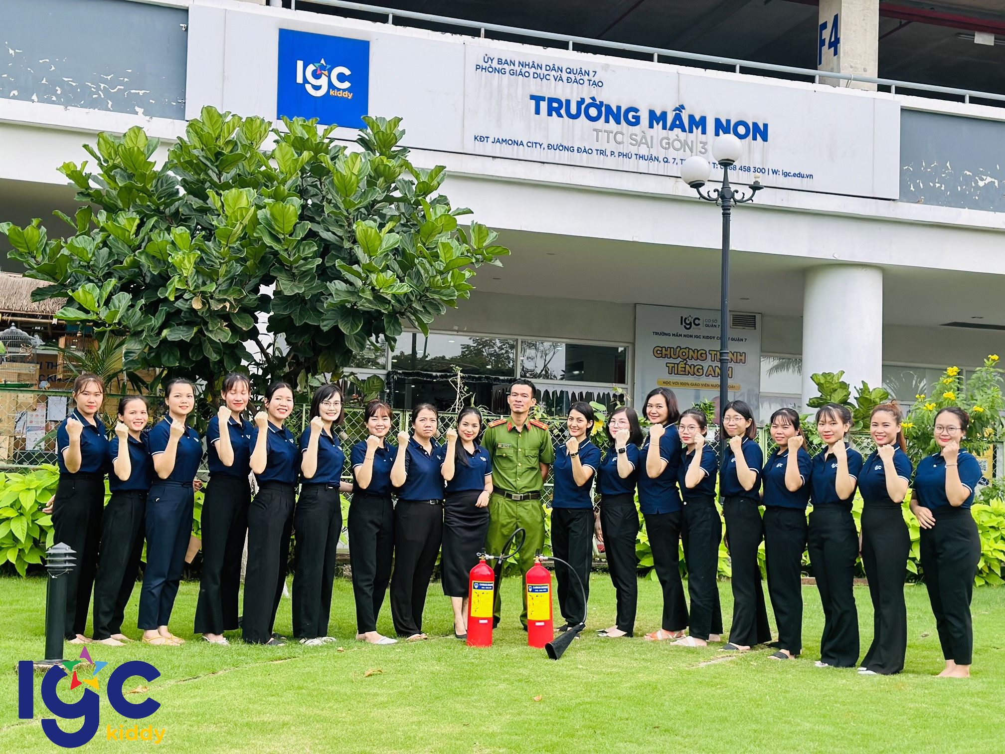 DIỄN TẬP PHÒNG CHÁY CHỮA CHÁY NĂM HỌC 2023 - 2024