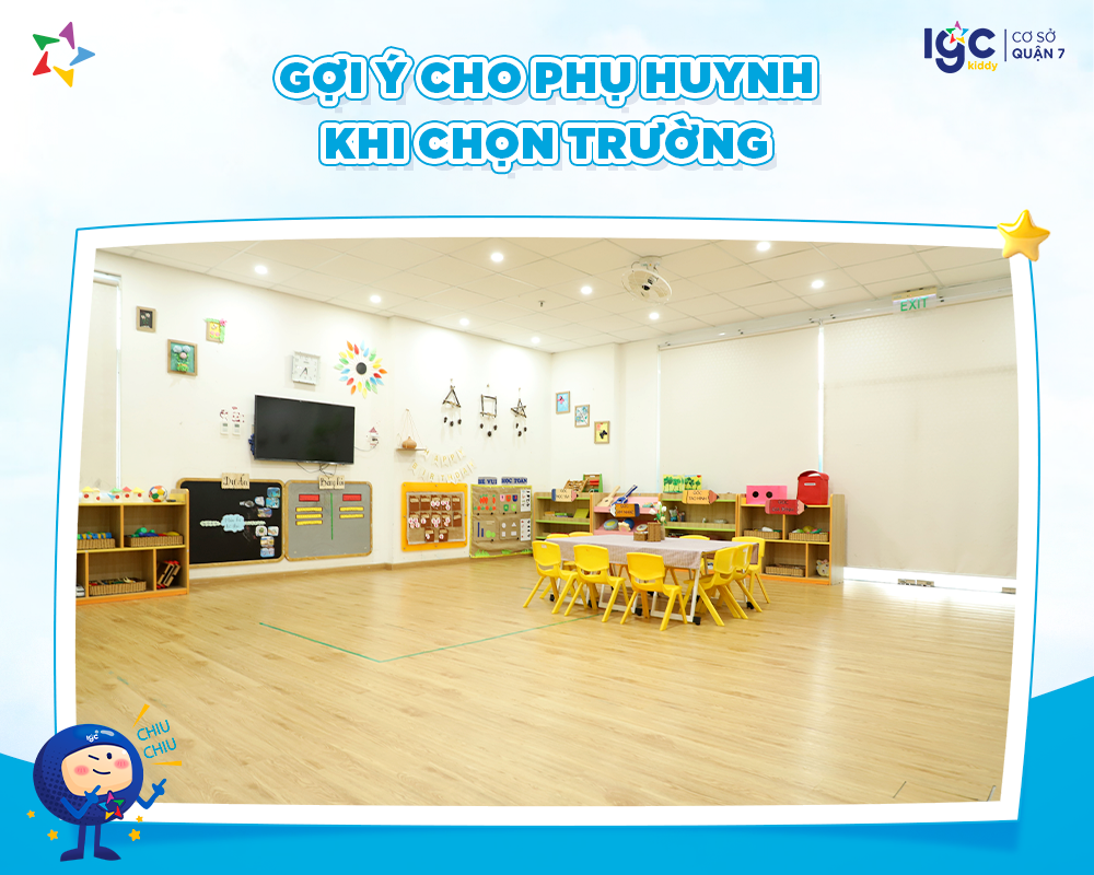 Gợi ý cho phụ huynh khi chọn trường